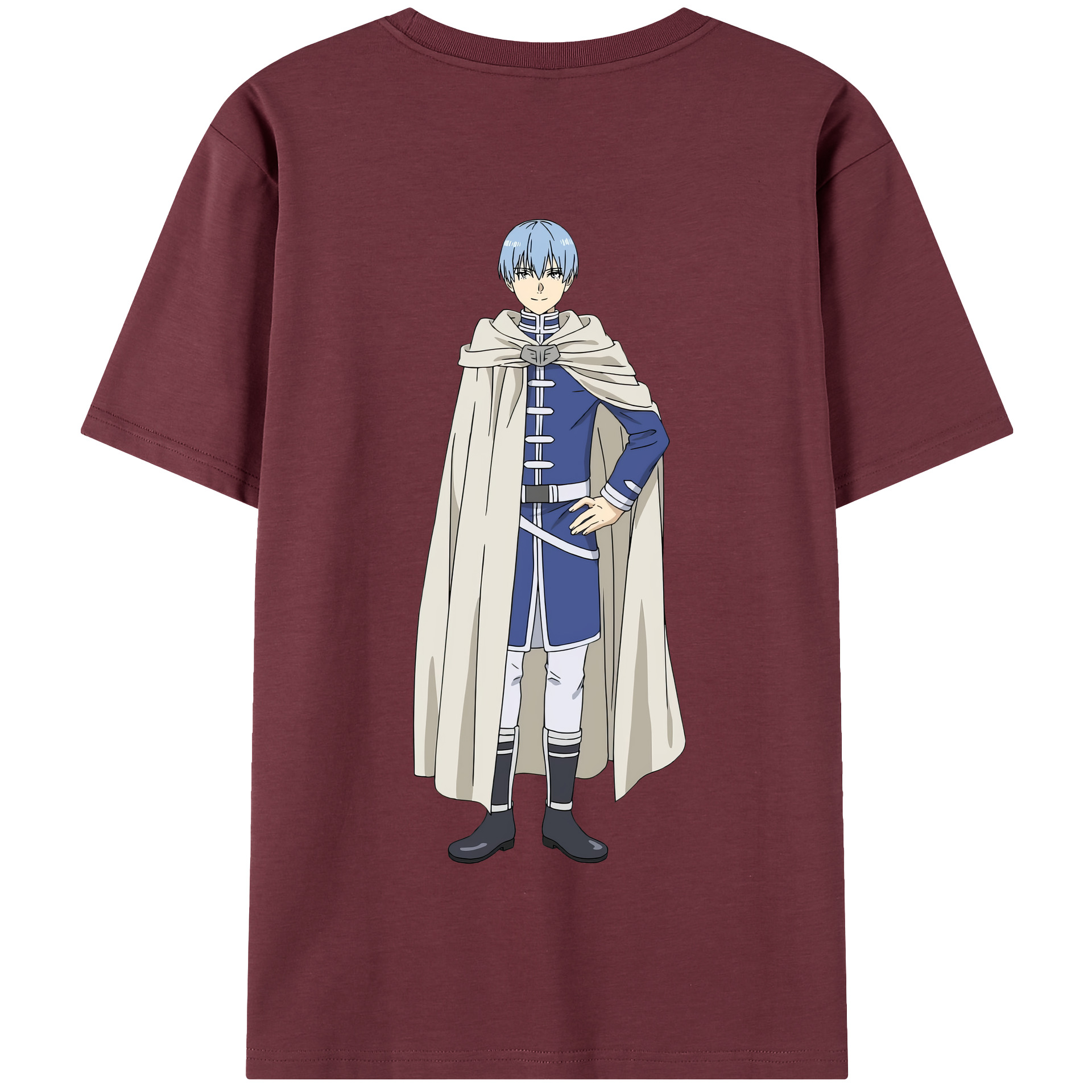 （画像用） 葬送のフリーレン Frieren 綿100％半袖Tシャツ（背面プリント）